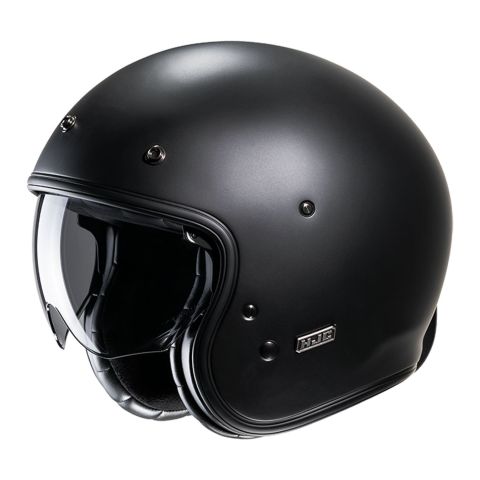 Casco Jet Hjc V31 Solid Nero Opaco