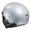 Casco Jet Hjc I20 Scraw Grigio Nero Opaco