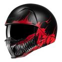 Jet Hjc I20 Scraw Helmet Matt Red Black