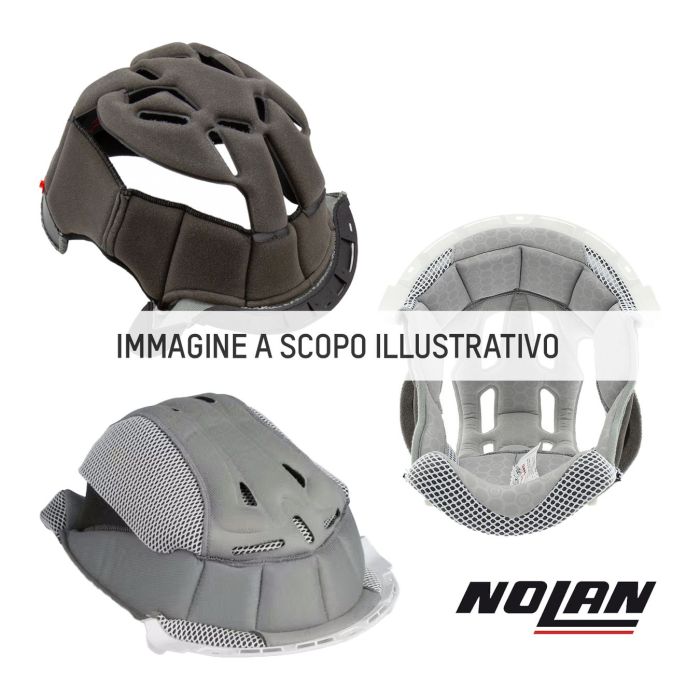 Nolan Interno Clima Comfort Tg.2xs Black Red Per N21/visor