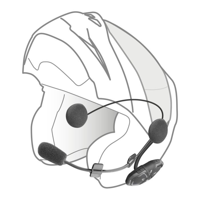 Interphone Active Pack Single - Interphone pour motos Bluetooth