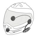 Interphone Connect Pack Single - Intercom for Bluetooth Motorcycles