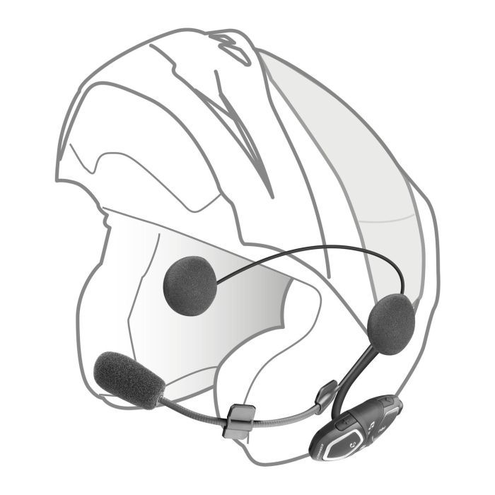 Interphone Connect Pack Singolo - Interfono Per Moto Bluetooth