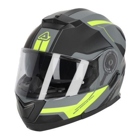 Casco Modulare Acerbis Serel 2206 Nero Giallo Fluo Opa