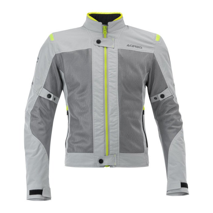 Acerbis Ramsey ventilado hay chaqueta de verano calada. Gris/amarillo