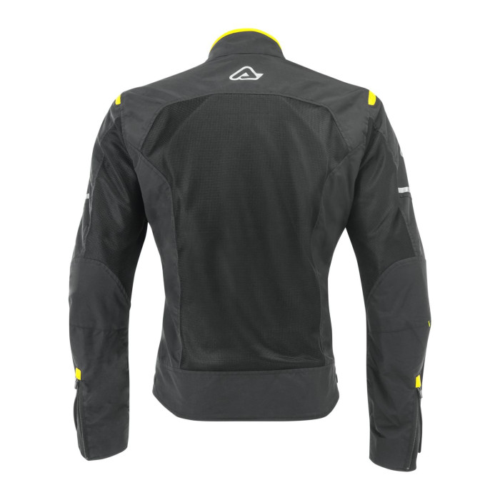 Acerbis Ramsey ventilado hay chaqueta de verano calada. Negro/amarillo