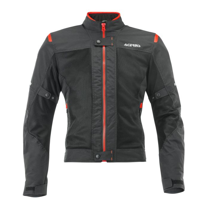 Acerbis Ramsey Vented Ce Giacca Estiva Traforata. Nero/rosso