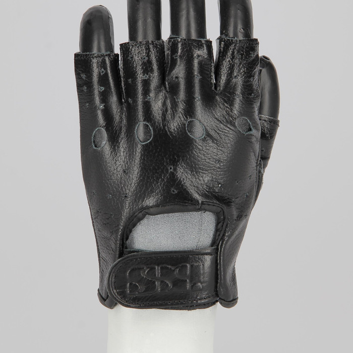 Guante de cuero Half Fingers Ixs Easy Black