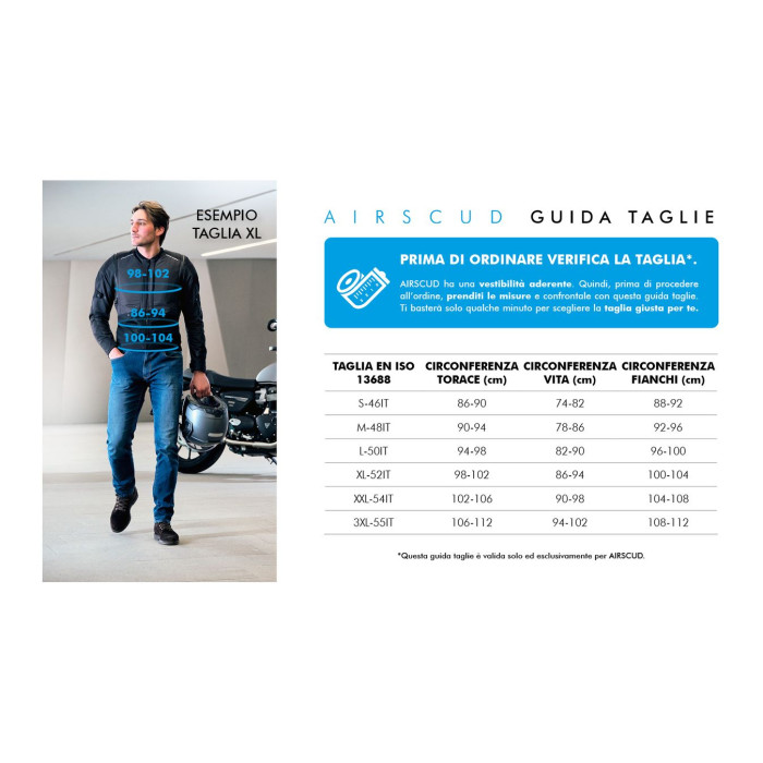 Airbag Tucano Urbano Veste Airscud pour moto Noir