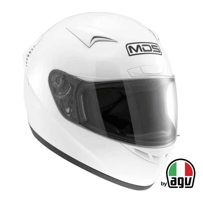 Vollgesichts- Mds / Agv M13 E2205 Solid White Helm