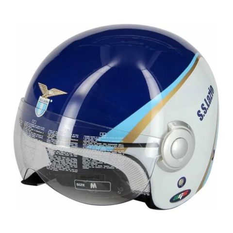 Casco Ss Lazio Ufficiale Con Visiera By Agv Blu