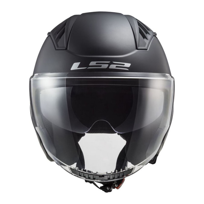 Casco Ls2 Of600 Copter Ii 06 Con Sunvisor Matt Black