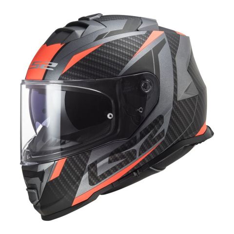 Ls2 Ff800 Storm II 06 Racer M.titanium Orange