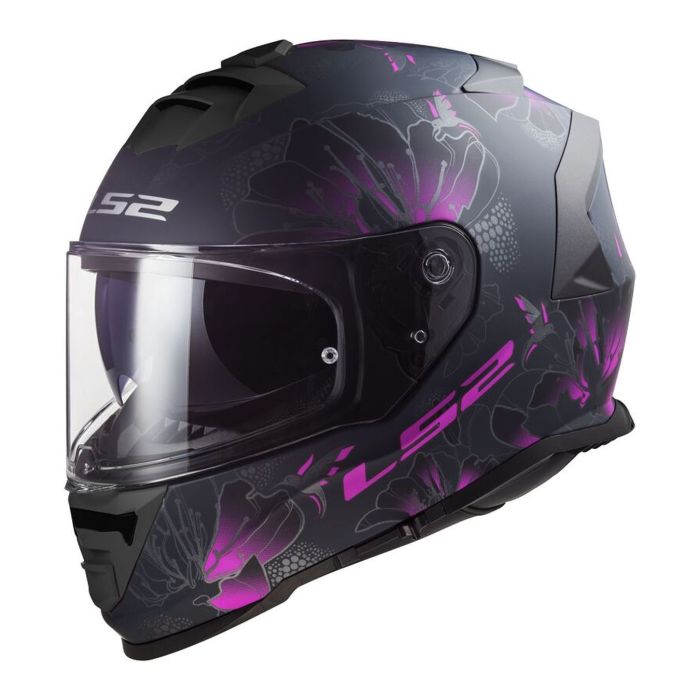 Ls2 Ff800 Storm Ii 06 Burst Matt Black Pink