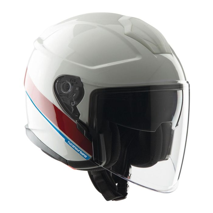 Casco Tucano Urbano El Max Bianco Graphic–a Luc