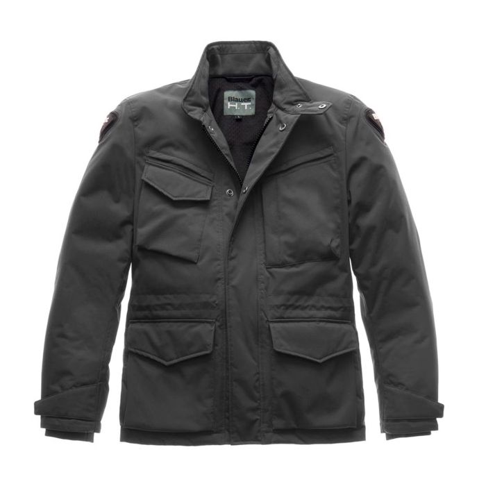 Ethan Winter Grey Blauer Chaqueta de tela