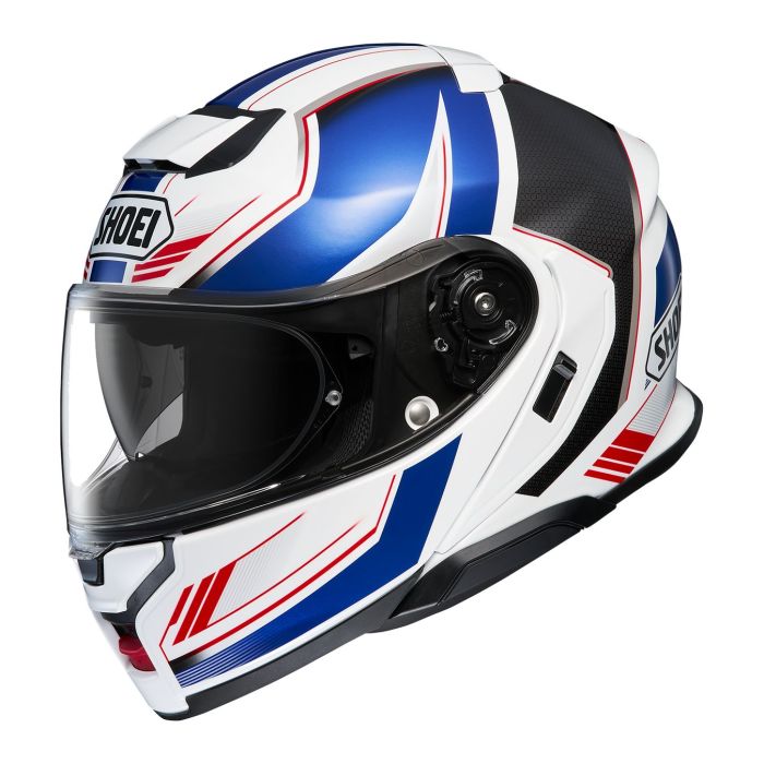 Casco Shoei Neotec 3 Grasp Tc10 Bianco Blu Ross