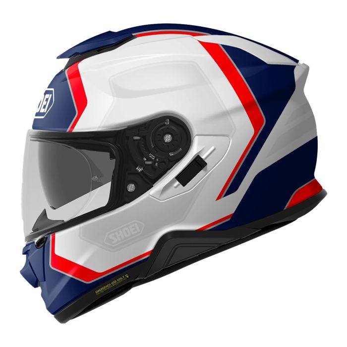 Casco Shoei Casco Integrale Shoei Gt-air 3 White Gt-air 3 Realm Tc10 Bianco Blu Ross