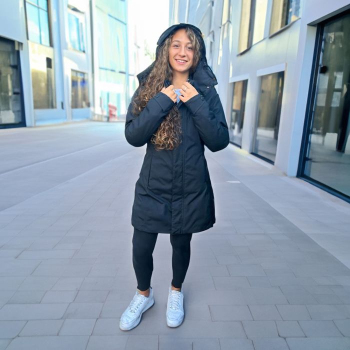 Giacca Lunga Da Donna Imbottita Tucano Urbano Bella Nero