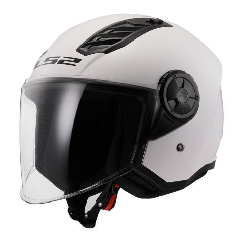 Casco Jet Ls2 Of616 Airflow II Mono Solid Gloss White