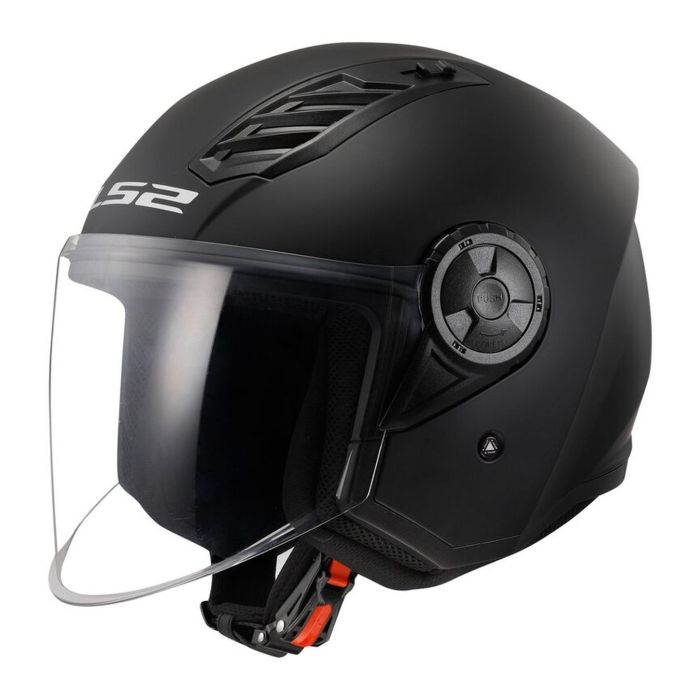 Casco Jet Ls2 Of616 Airflow Ii Mono Solid Matt Black