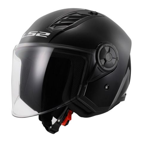 Casco Jet Ls2 Of616 Airflow II Mono Solid Gloss Black