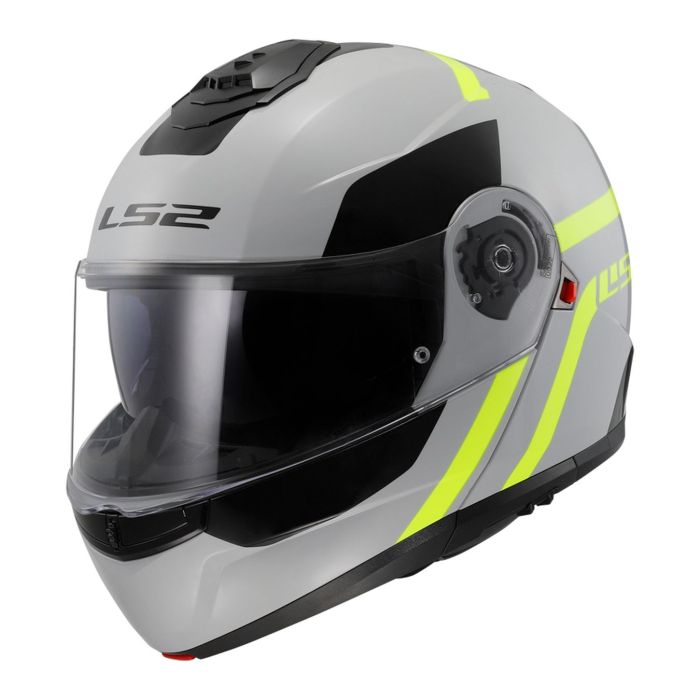 Casco Modulare Ls2 Ff908 Strobe Ii Autox Grey H-v Yellow