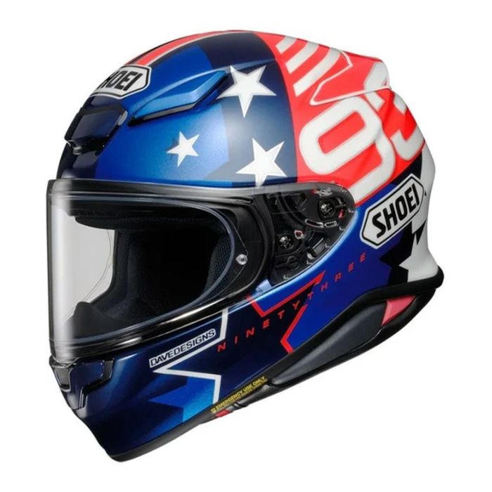 Casco Shoei Nxr2 Marquez American Spirit Tc10 Blu