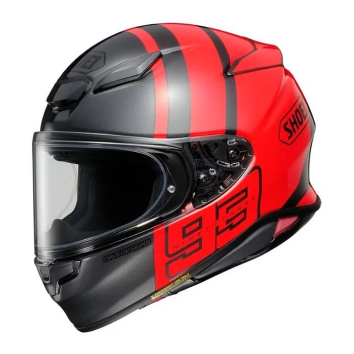 Casco Shoei Nxr2 Mm93 Collection Track Tc1 Nero Grigio