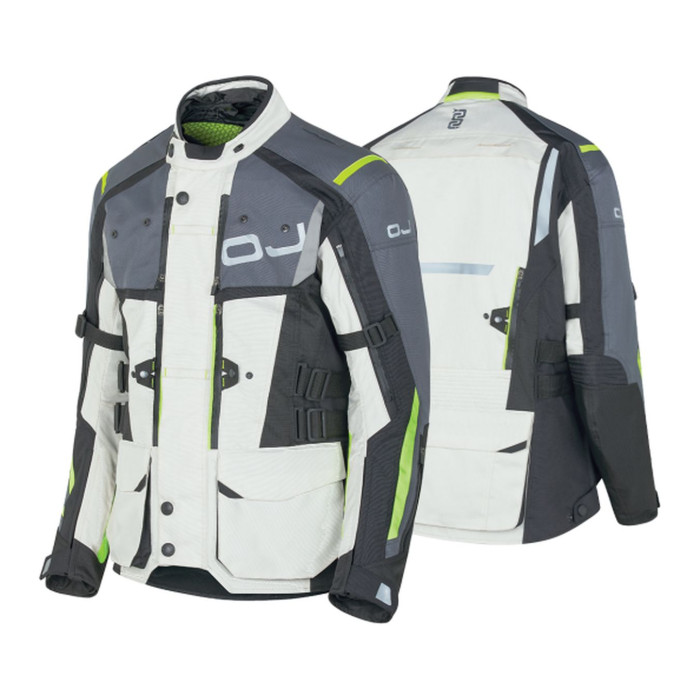 Giacca Estiva Oj Escaper J Ice/grey/yellow Fluo