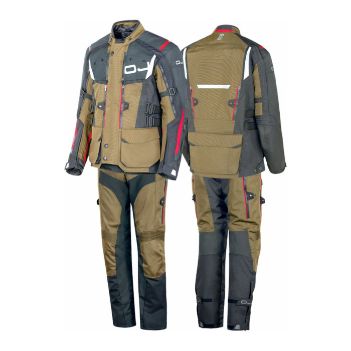 Giacca Estiva Oj Escaper P Green/black/red