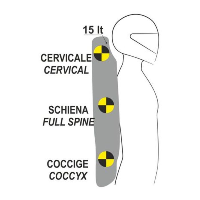 Zaino Oj Airbag Flat Grey Giallo