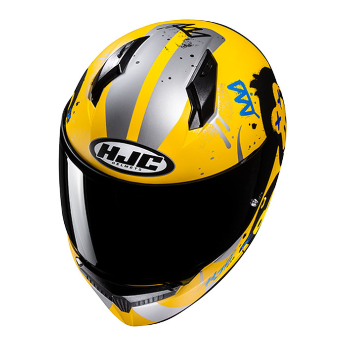Casco Integrale Bambino Hjc C10 Geti Yellow Fluo