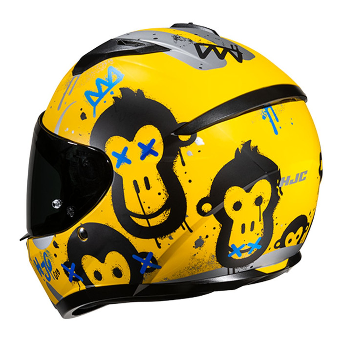 Casco Integrale Bambino Hjc C10 Geti Yellow Fluo