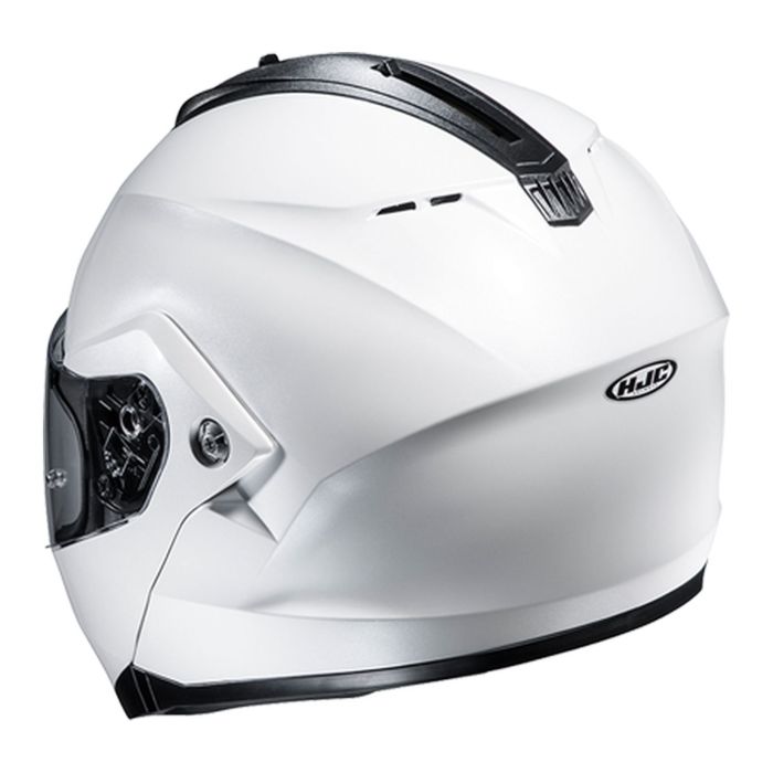 Casco Modulare Hjc C91n Solid Pearl White