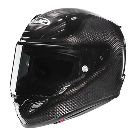Casco Hjc Rpha12 Carbon Solid Black