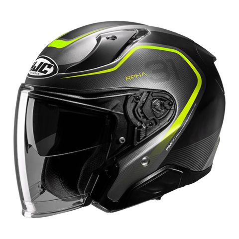 Casco Jet Hjc Rpha31 Kouv Yellow