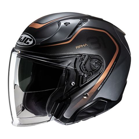 Casco Jet Hjc Rpha31 Kouv Gold