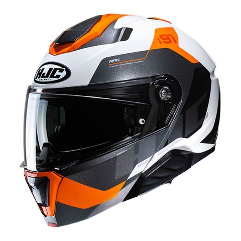 Casco Modulare Hjc I91 Carst Orange