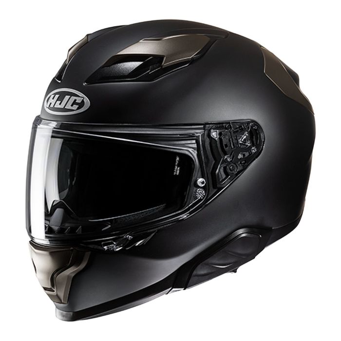 Casco Integrale Hjc F71 Solid Semi Flat Black Tita