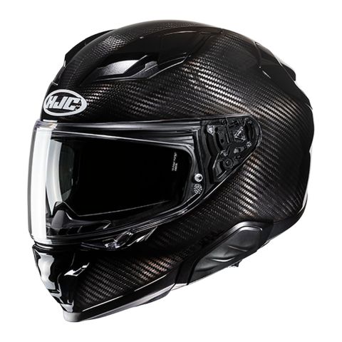 Casco Integrale Hjc F71 Carbon Solid Black