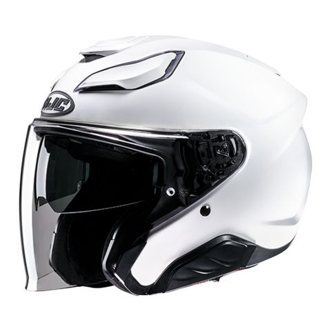 Casco Jet Hjc F31 Solid Pearl White