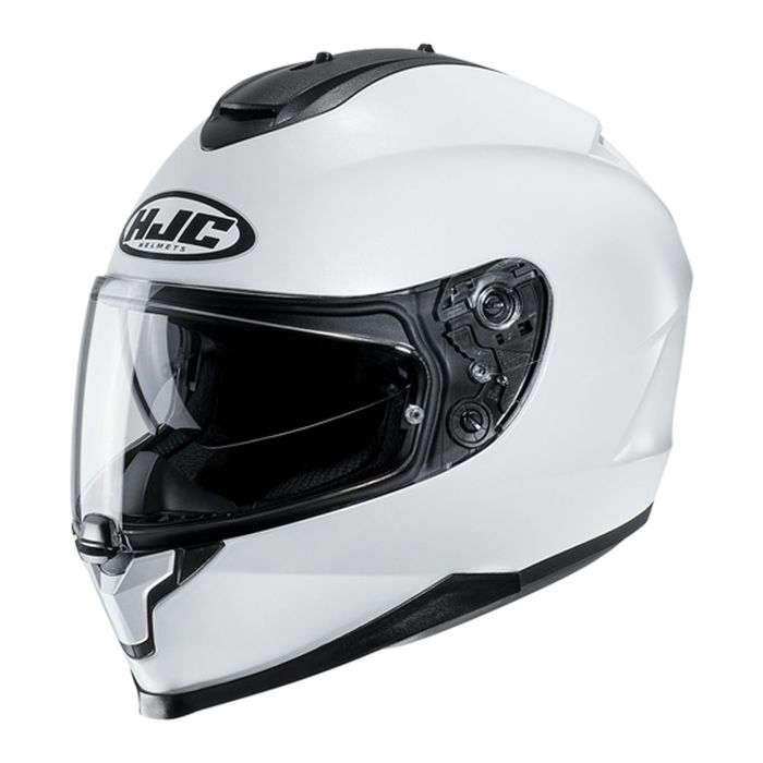 Casco Integrale Hjc C70n Solid Pearl White