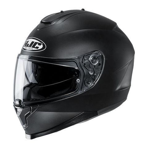 Casco Integrale Hjc C70n Solid Semi Flat Black