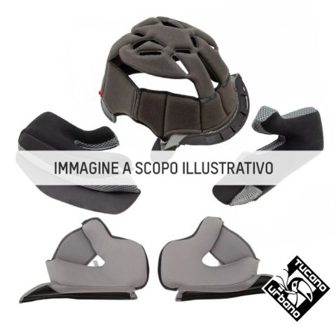 Interno Con Guanciali X Casco Tucano1450 Nero