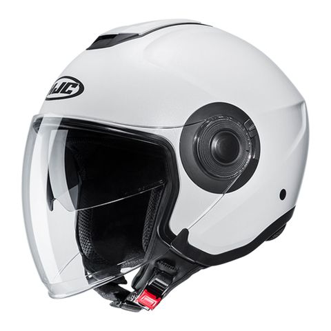 Casco Jet Hjc i40N Solid Pearl White