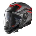 Casco Nolan N70-2 Gt 06 Switchback N-com Flat Black Red