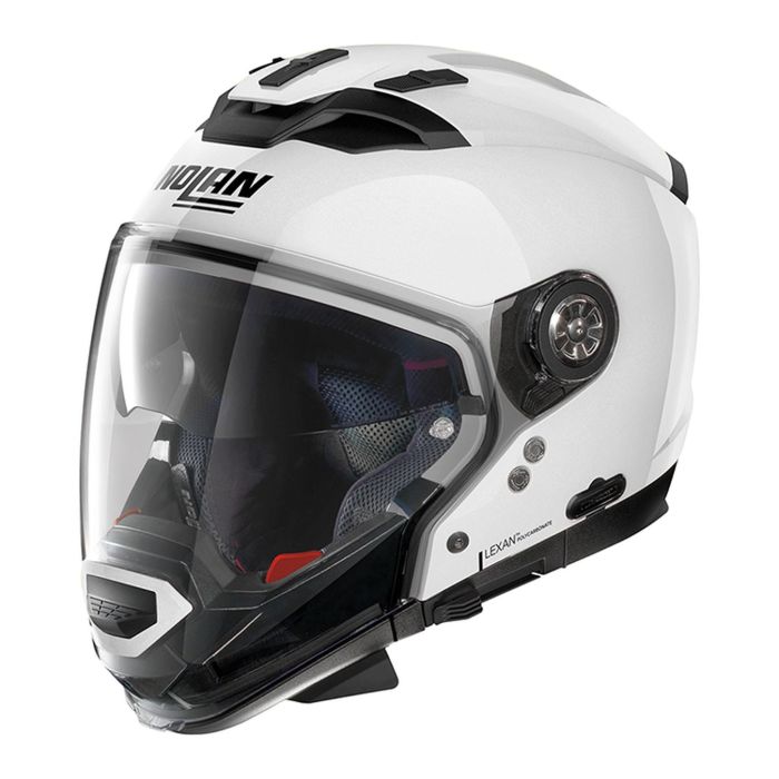 Casco Nolan N70-2 Gt 06 Classic N-com Metal White