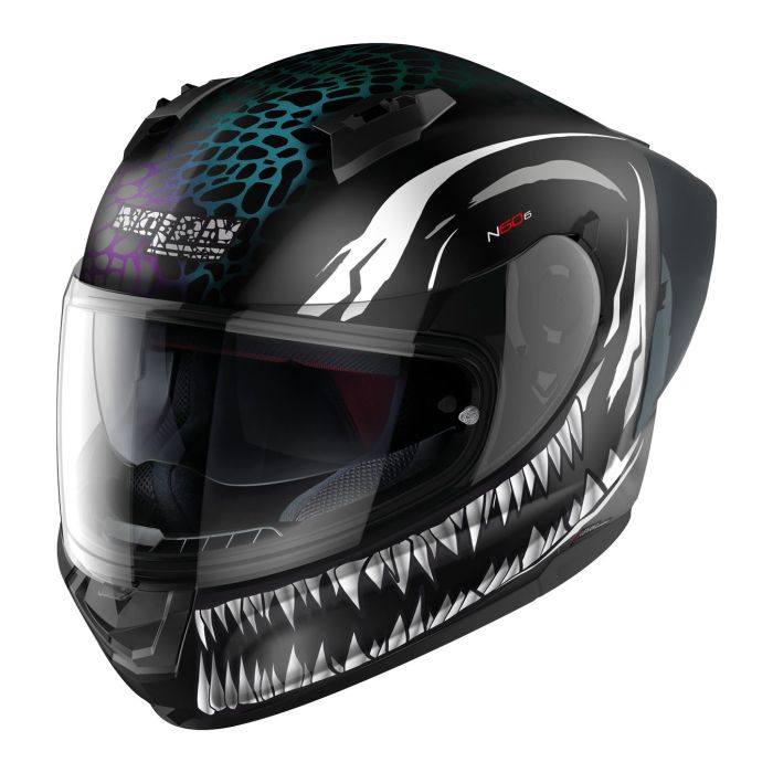 Casco Nolan N60-6 Sport Ravenous Flat Black