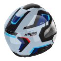 Casco Nolan N90-3 06 Lighthouse N-com Zephyr White Blue
